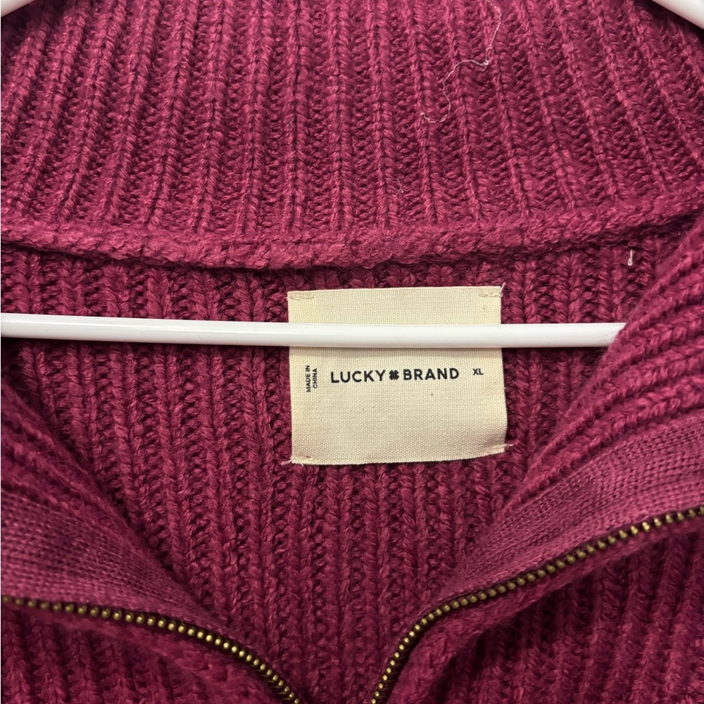 Lucky Brand Berry Cowl Neck Sweater - Picture 2 of 2